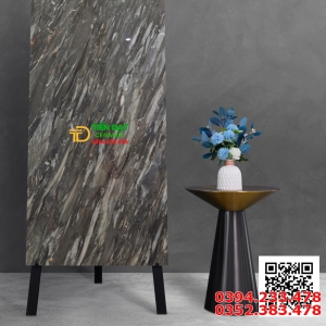 Gạch Lát Phòng Khách 80x160 Vân Xám Giả Đá