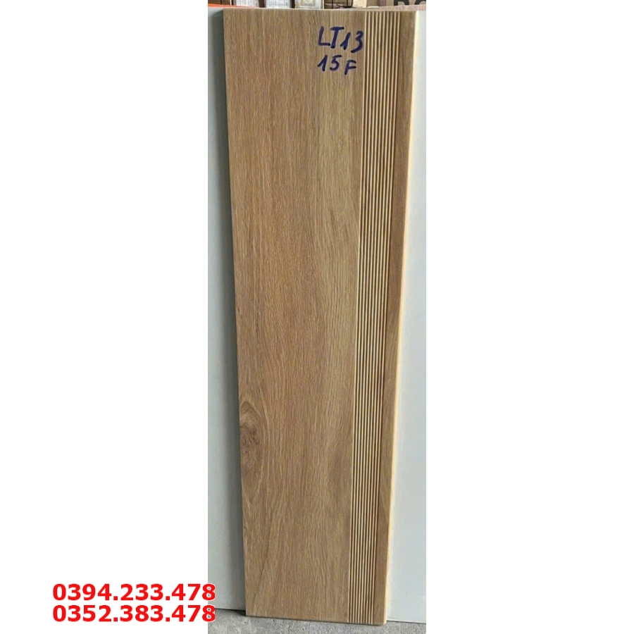 Bậc Cầu Thang Giả Gỗ 30x120 Đá Mờ TQ Cao Cấp 