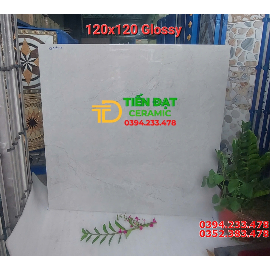 Đá Bóng Kiếng 120x120 Ốp Tường Cao Cấp Mẫu Mới