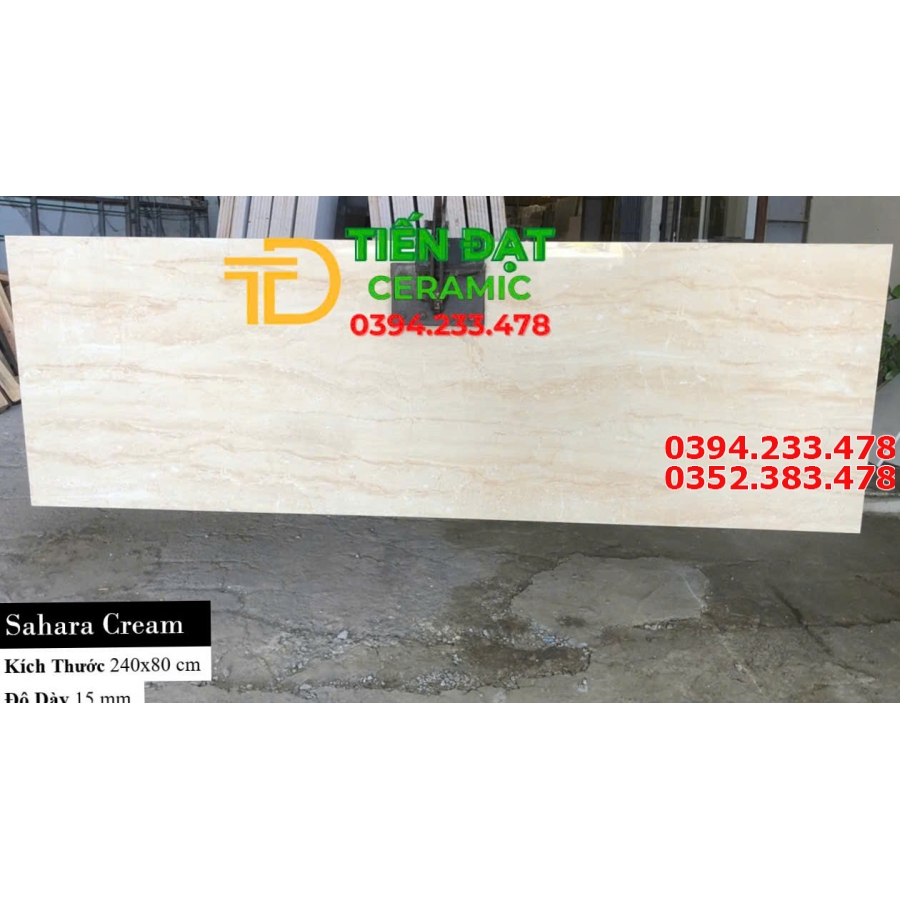 Đá Cao Cấp Lát Nền 80x240 Vân Vàng Mẫu Mới