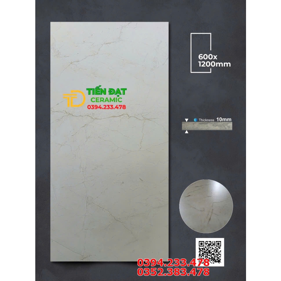 Đá Đồng Chất 60x120 Ốp Tường  Apodio Tinh Thể Độ Dày 10m