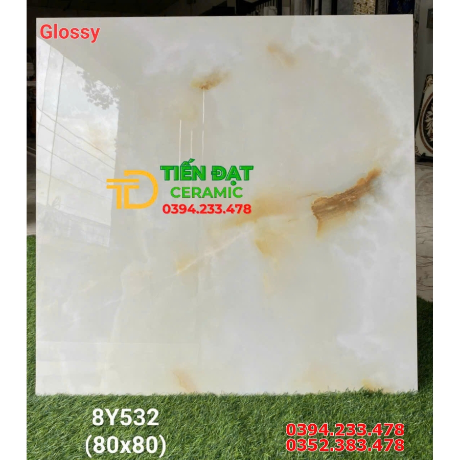 Đá Đồng Chất TQ 80x80 Vân Vàng Ngọc Lát nền 