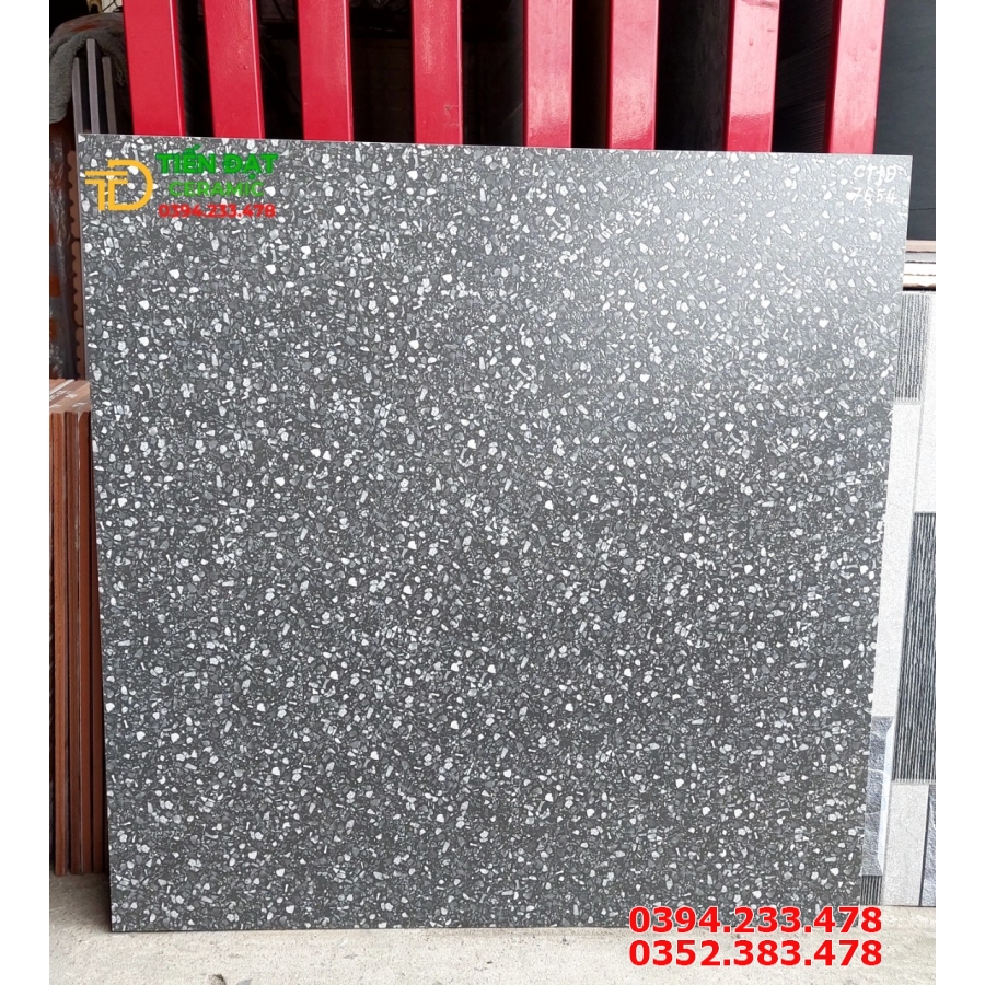 Đá Mờ Granite 60x60 Vân Xám Terrazzo Mẫu Mới