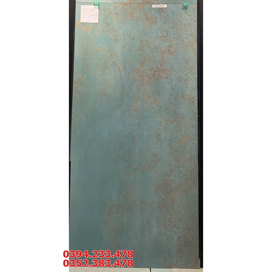 Đá Mờ Granite 80x160 Vân Xanh Hiệu Ứng Caving 