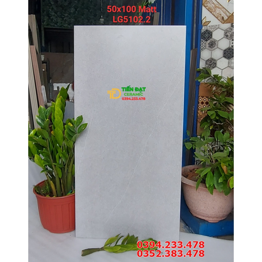 Đá Mờ Matt Prime 50x100 Vân Xám Nhẹ Giá Rẻ