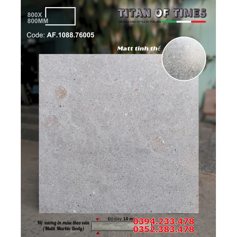 Đá Mờ Tinh Thể Cao Cấp 80x80 Lát Nền Apodio 