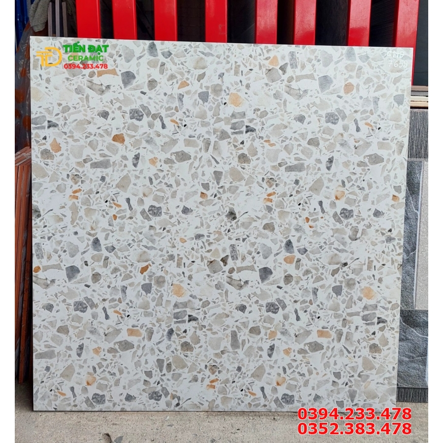Đại Lý Gạch Ốp Á Mỹ 60x60 Đá Mờ Terrazzo Mẫu Mới 