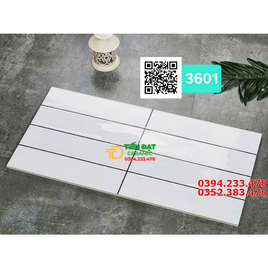 Đại Lý Gạch Ốp Lát TQ 30x60 Trắng Sọc Đúa
