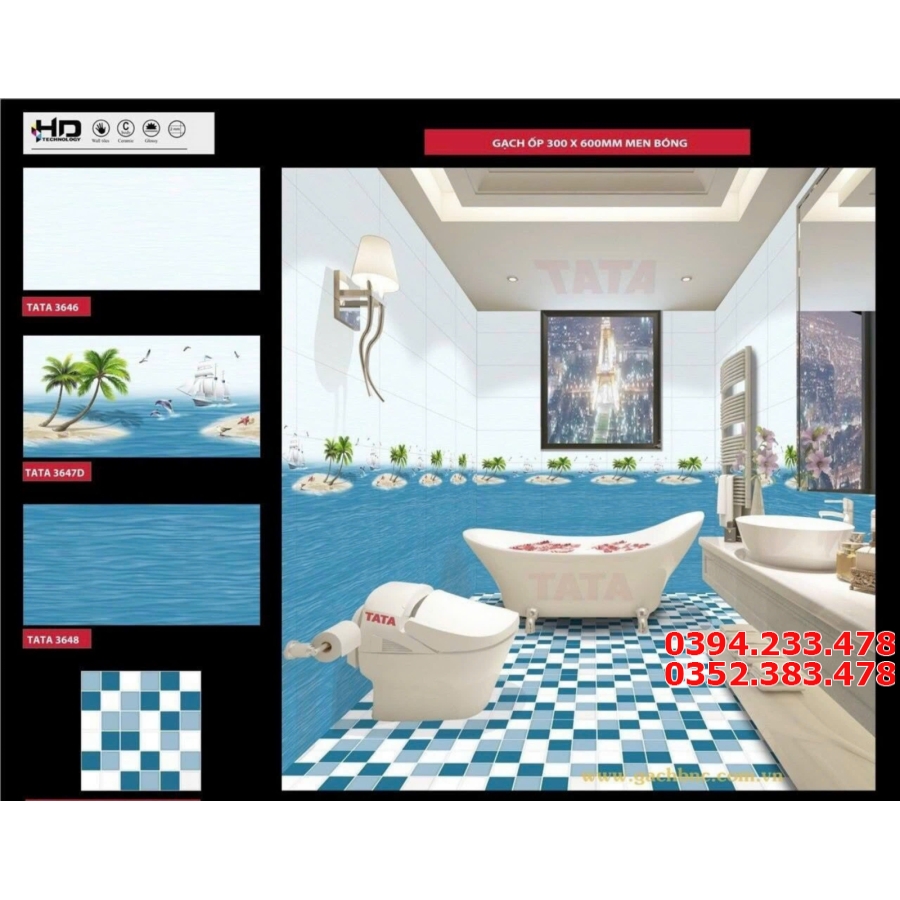Đại Lý Gạch Ốp Tường TATA 30x60 Tại Tây Ninh Củ Chi