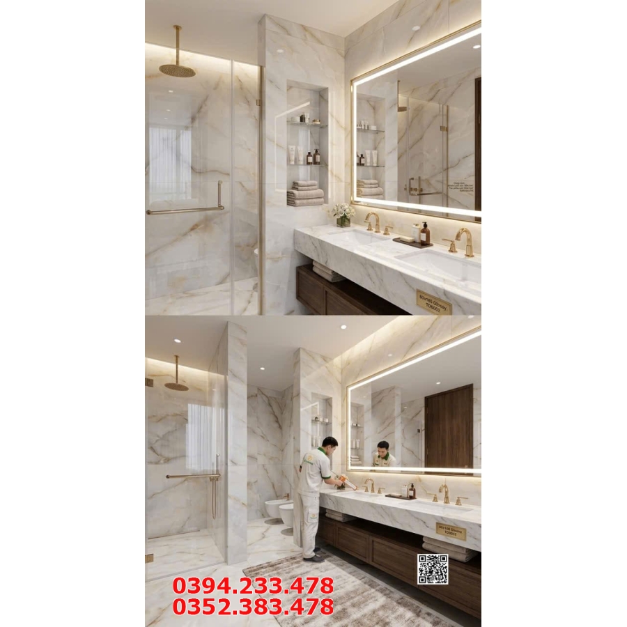 Gạch Cao Cấp Ấn Độ 80x160 Ốp Lát Khách Sạn 