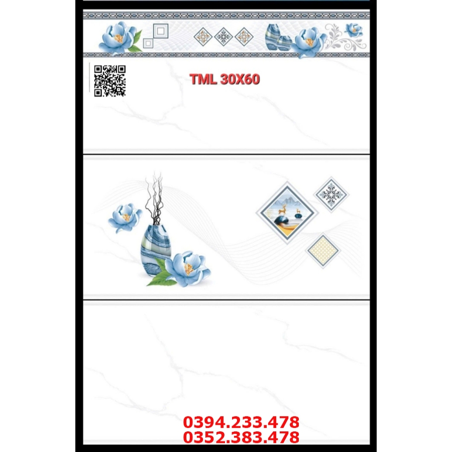 Gạch Bóng Kính 30x60 Ốp Nhà Vệ Sinh Giá Rẻ