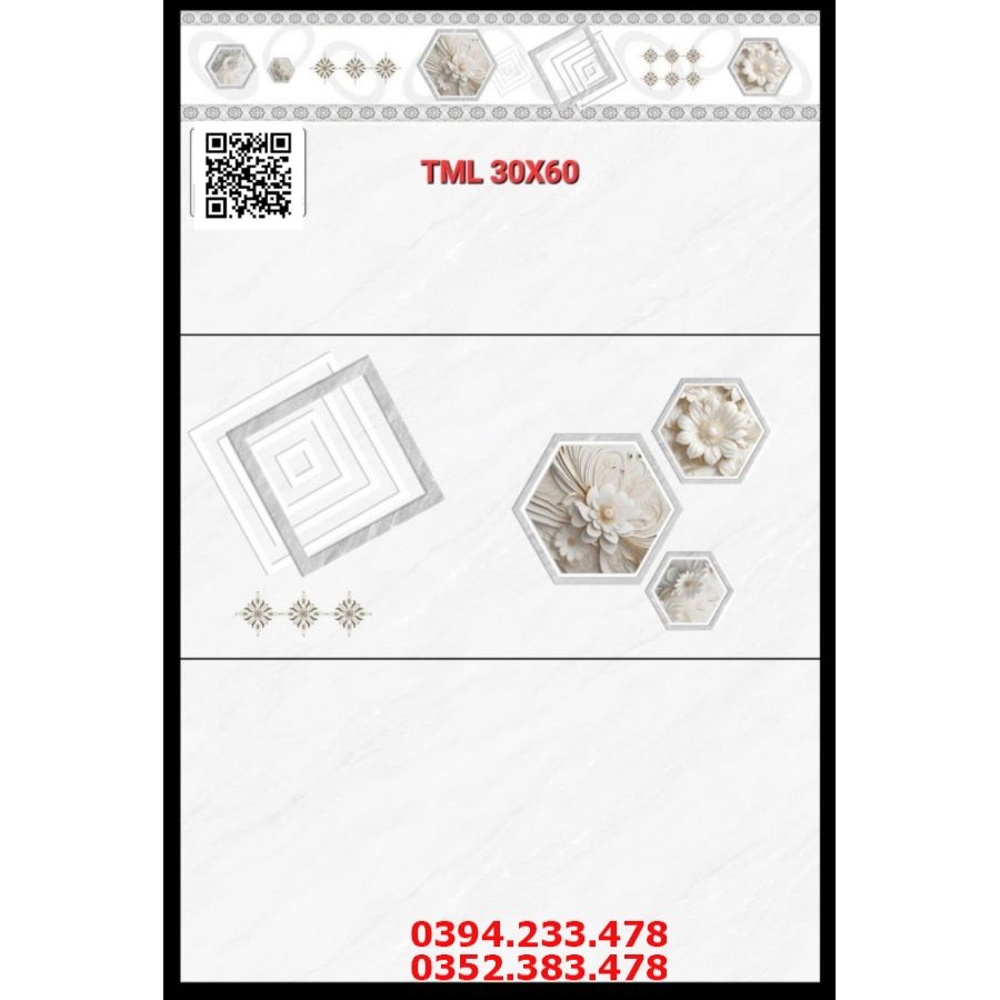 Gạch Bóng Kính 30x60 Ốp Tường Phòng Ngủ 