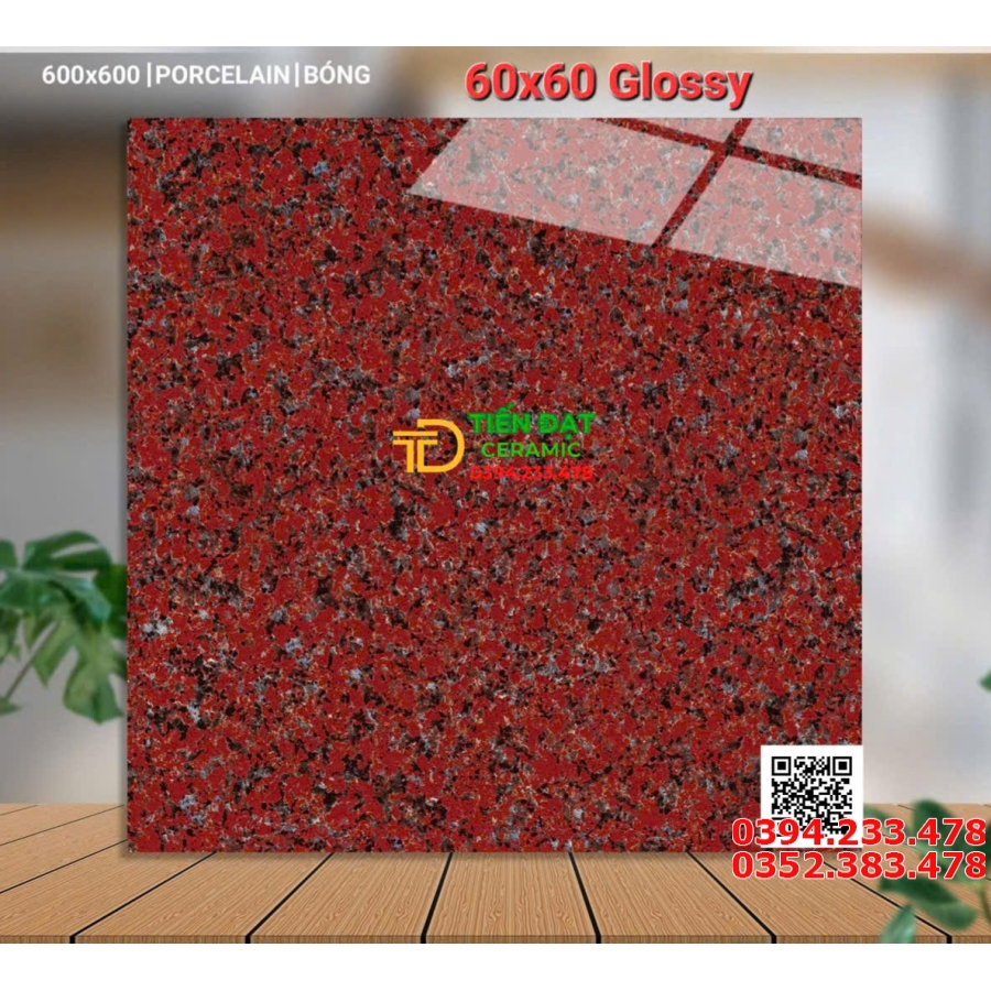 Gạch Giả Đá Cao Cấp 60x60 Ốp Lát Phòng Khách 