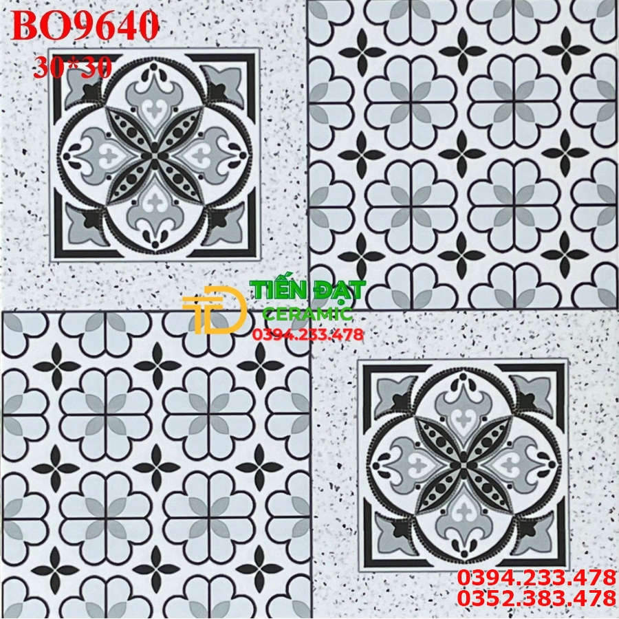 Gạch Bông Trang Trí Quán Bar 30x30 Giá Rẻ