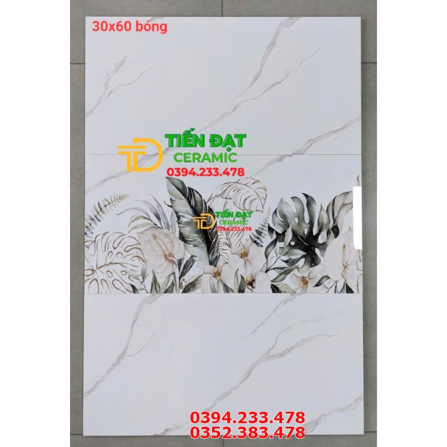 Gạch Cao Cấp 30x60 Đá Bóng Kiếng Vi Tinh Apodio