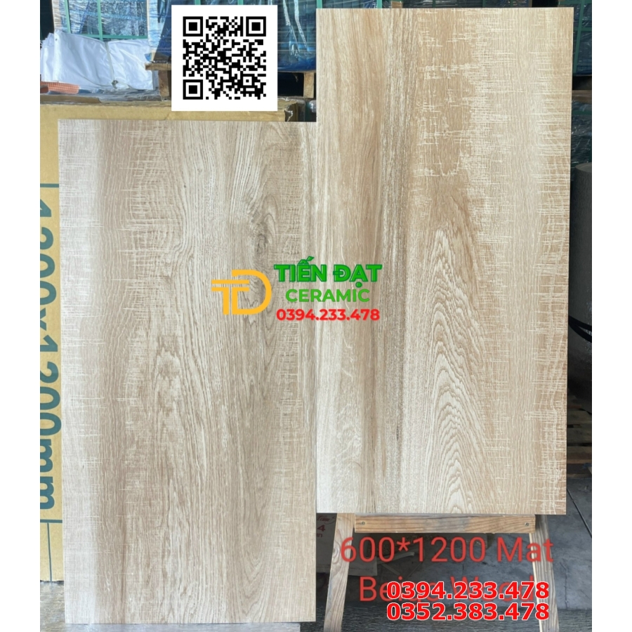 Gạch Cao Cấp 60x120 Vân Gỗ Hiệu Ứng Beige Wood