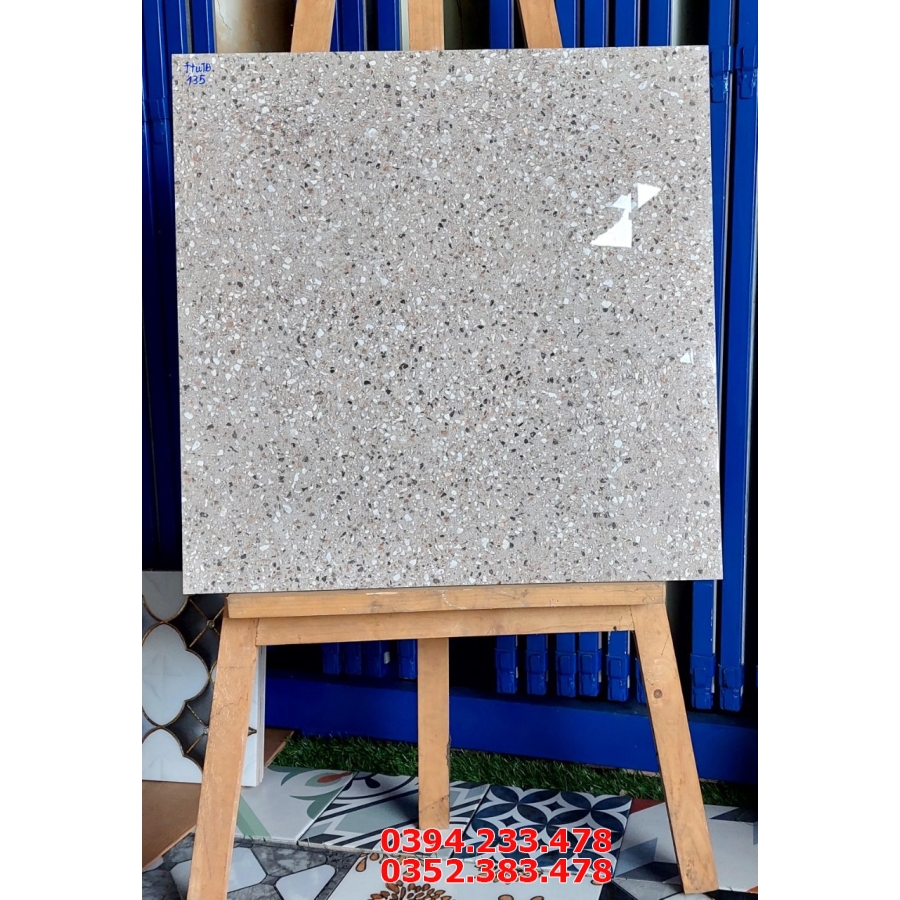 Gạch Cao Cấp 60x60 Terrazzo Bóng Kiếng Mới Đẹp