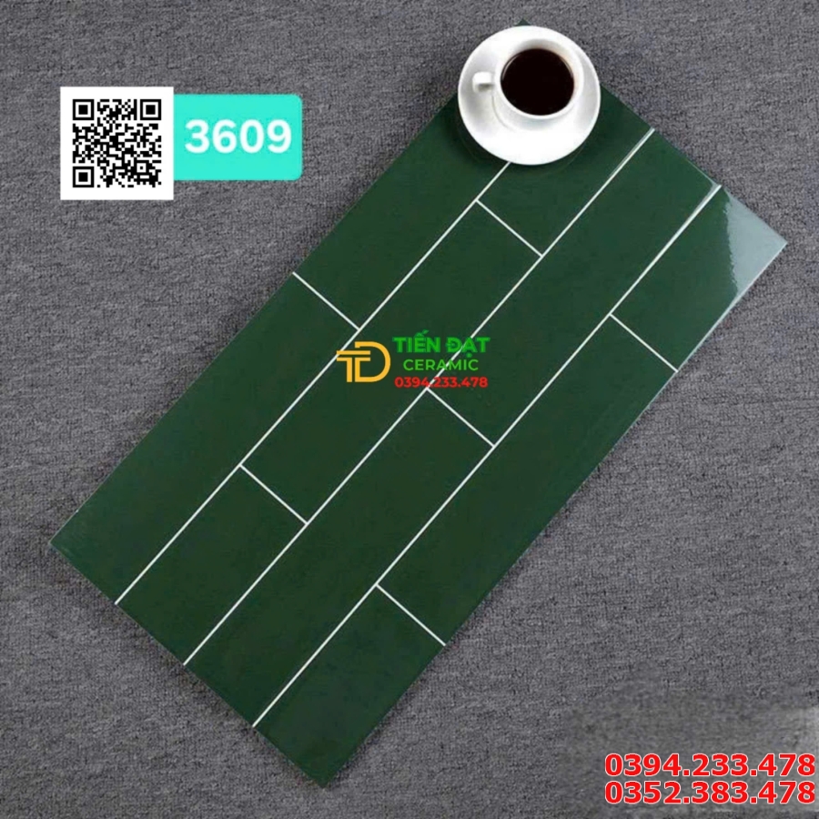 Gạch Cao Cấp TQ 30x60 Trang Trí Vân Xanh