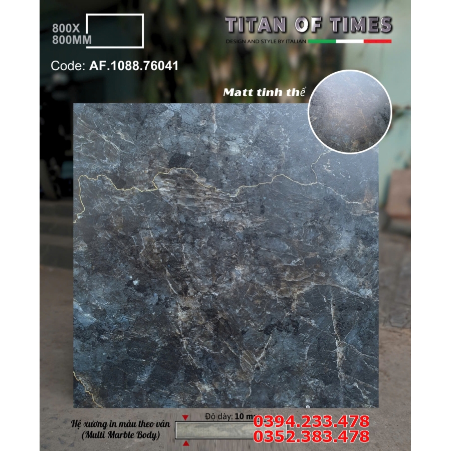 Gạch Đá Cao Cấp Apodio 80x80 Matt Tinh Thể Ốp Mặt Tiền