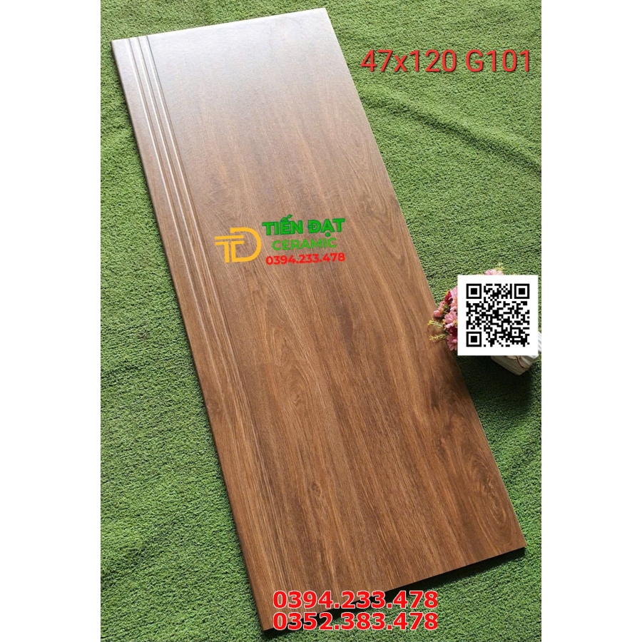 Gạch Đá Cầu Thang 47x120 Nhập Khẩu TQ Giả Gỗ Cao Cấp