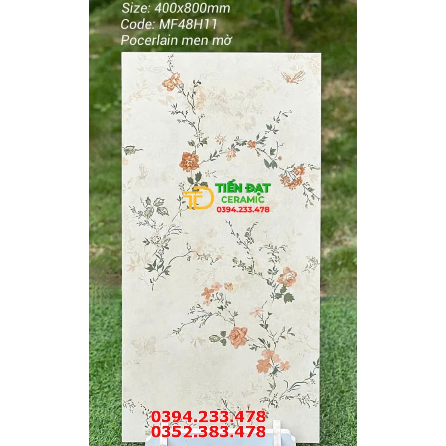 Gạch Đá Đồng Chất 40x80 Trung Quốc Bông Hoa Rải Hạt