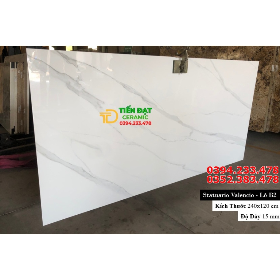 Gạch Đá Marble 120x240 Ốp Lát Phòng Khách Cao Cấp
