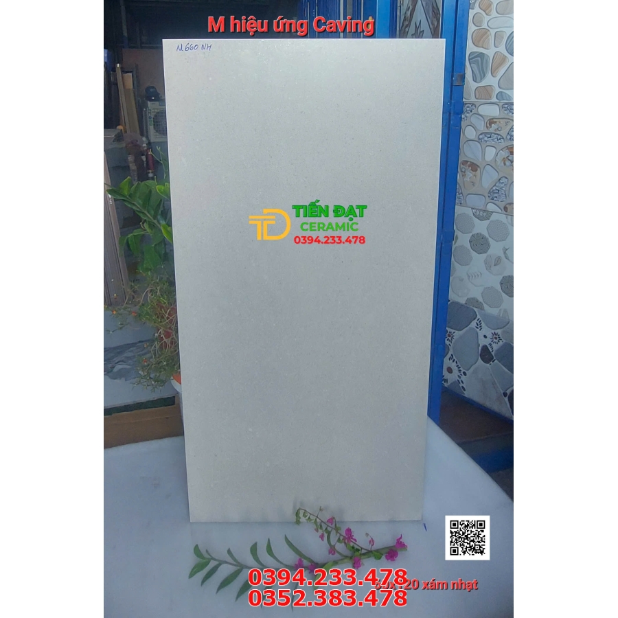 Gạch Đá Mờ 60x120 Ốp Lát Tầng Hầm Nhà Xe Sân Thượng