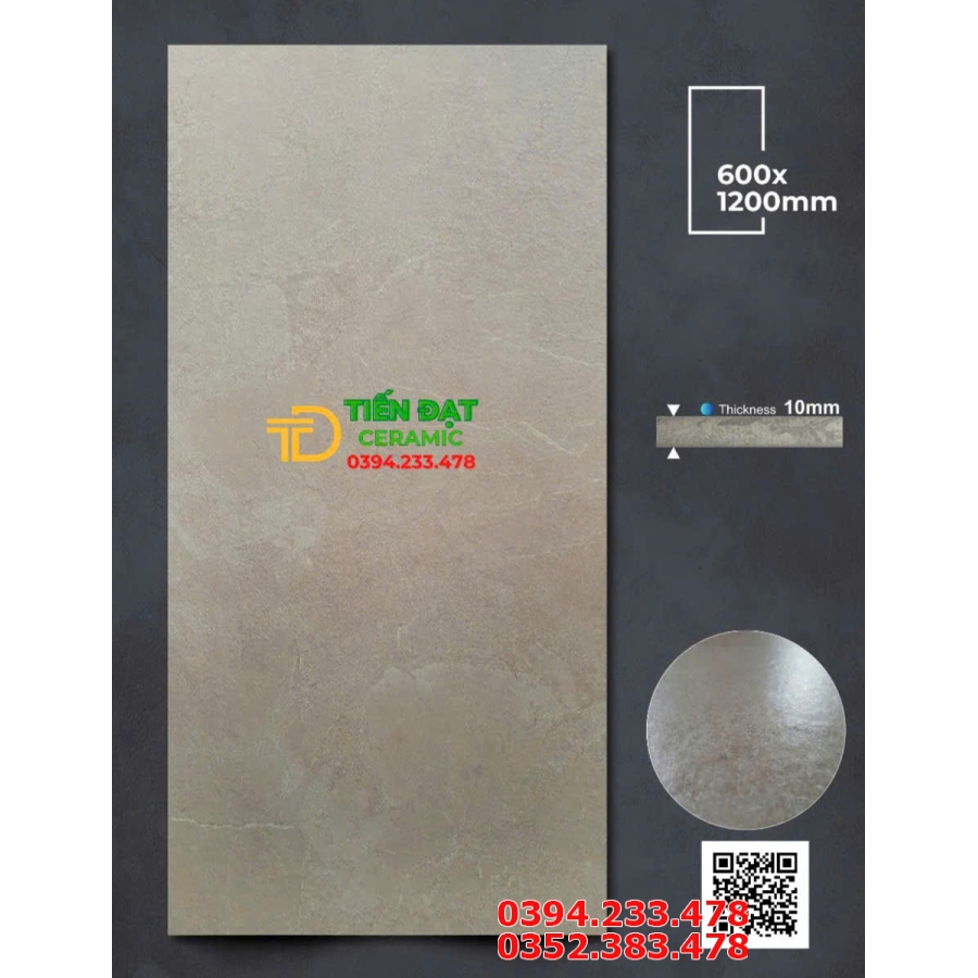 Gạch Đá Mờ Apodio 60x120 Vân Vàng Tinh Thể Cao Cấp