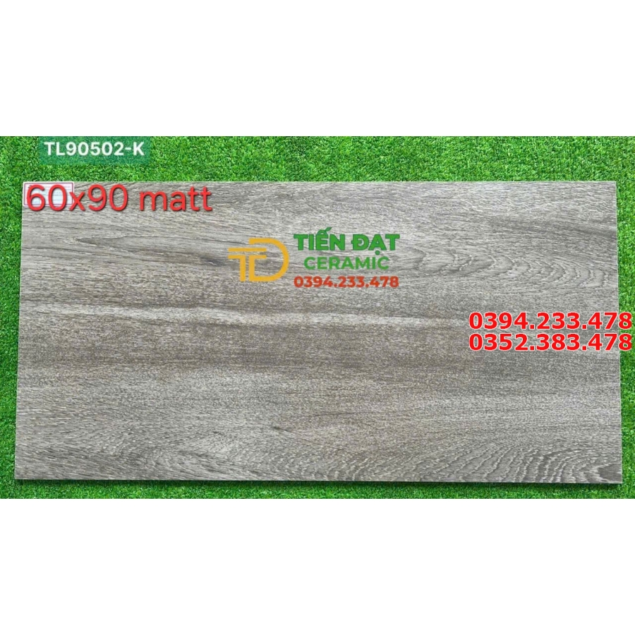 Gạch Đá Mờ Vân Gỗ 60x90 Lát Nền Phòng Khách 