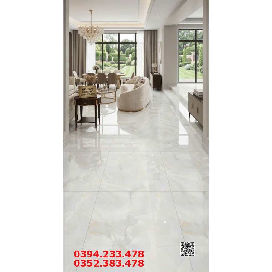 Đá Marble 80x180 Vân Xanh Ngọc Thạch Cao Cấp Tại Quân 7