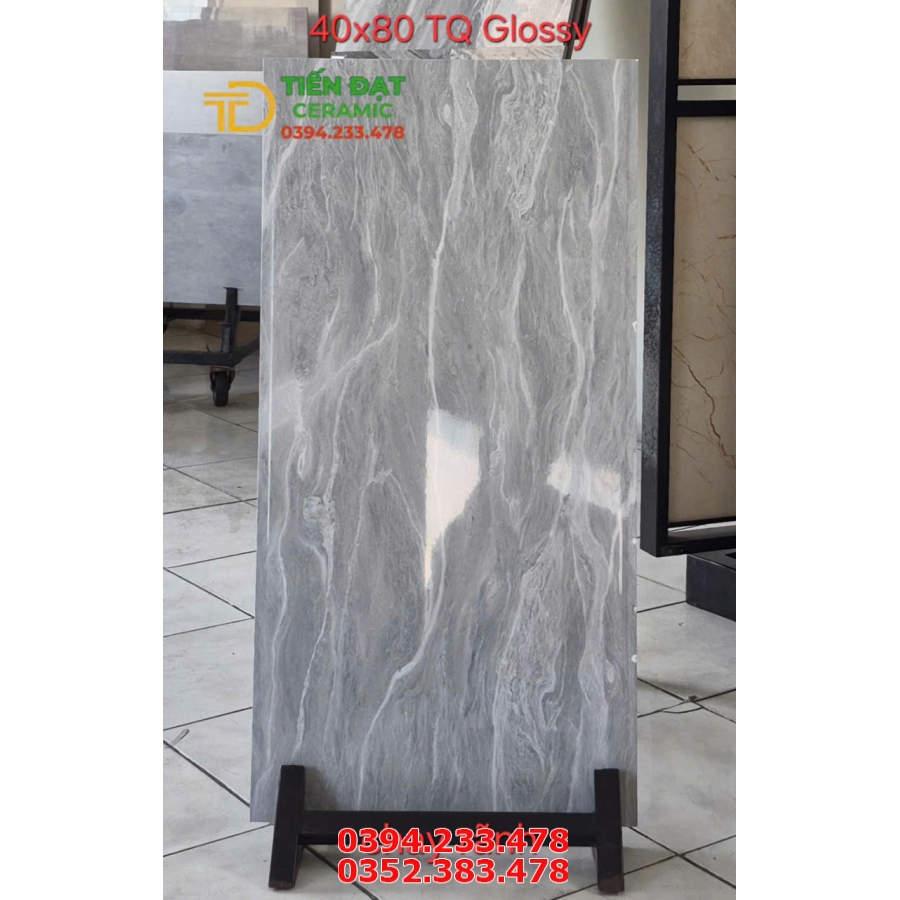 Gạch Đá Ốp Tường 40x80 Men Kim Cương Chạy Rãnh Mới Nhất