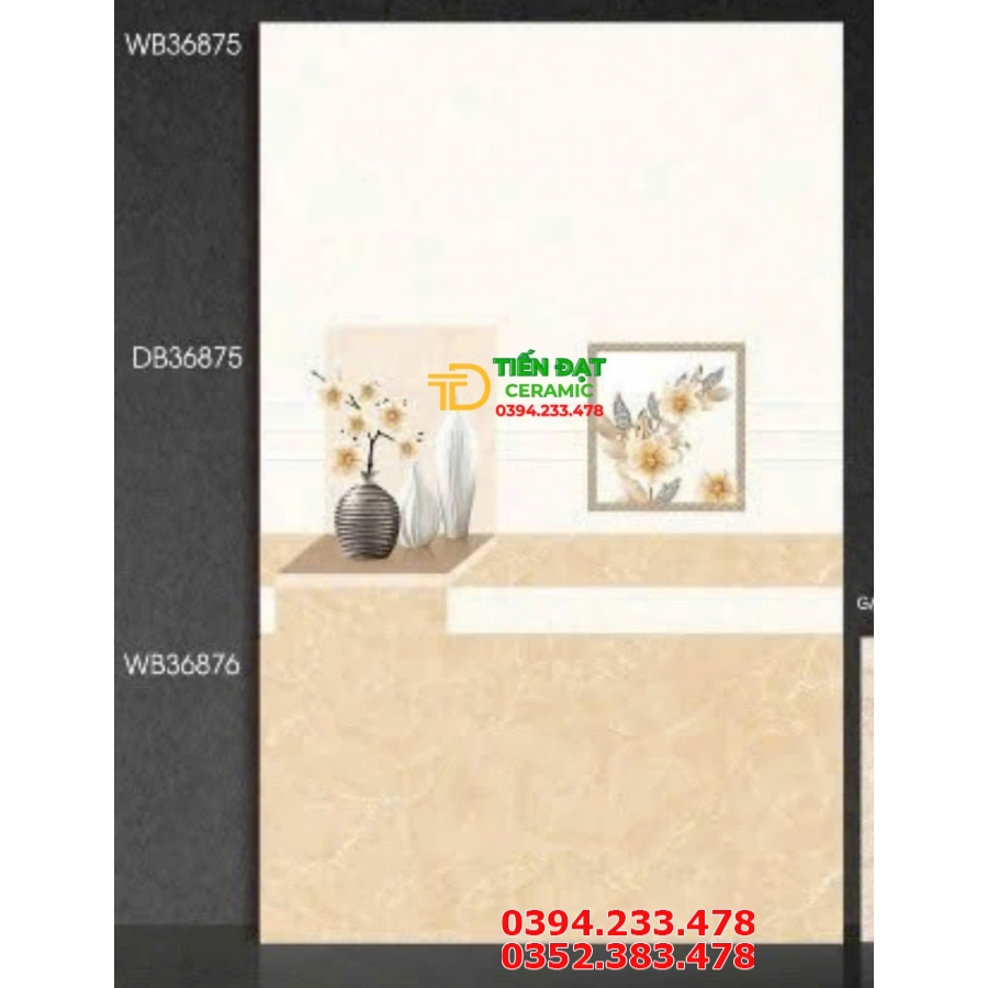 Gạch Dán Tường 30x60 Bộ Đậm Nhạt Đồng Giá 