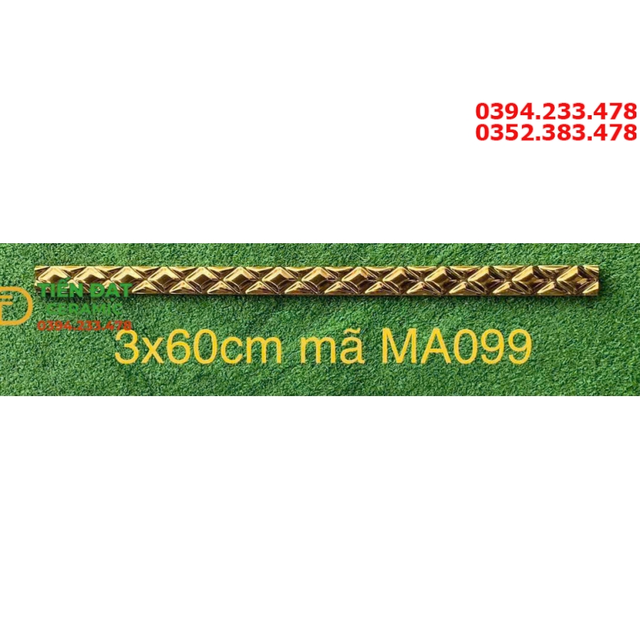 Gạch Điểm Nhấn 3x60 Viển Nổi Khắc Vàng Trung Quốc