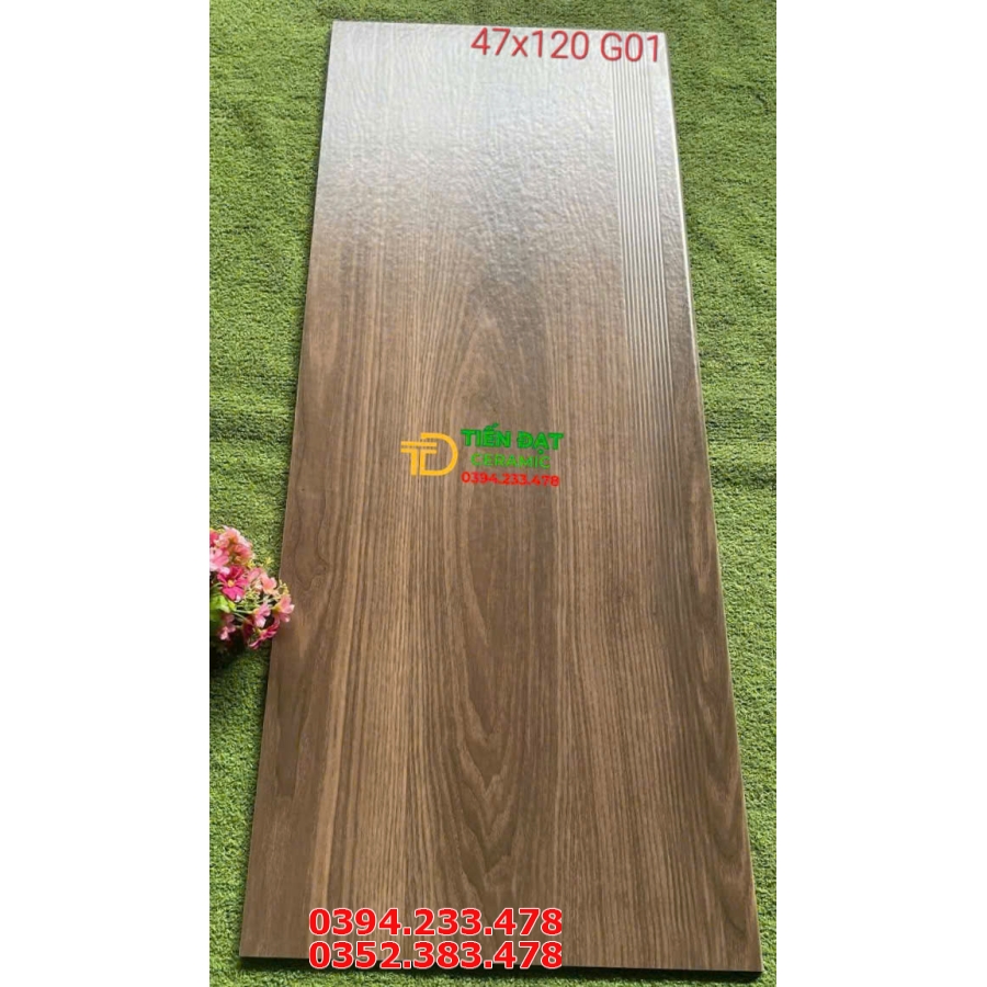 Gạch Đá Cầu Thang 47x120 Nhập Khẩu TQ Giả Gỗ Cao Cấp