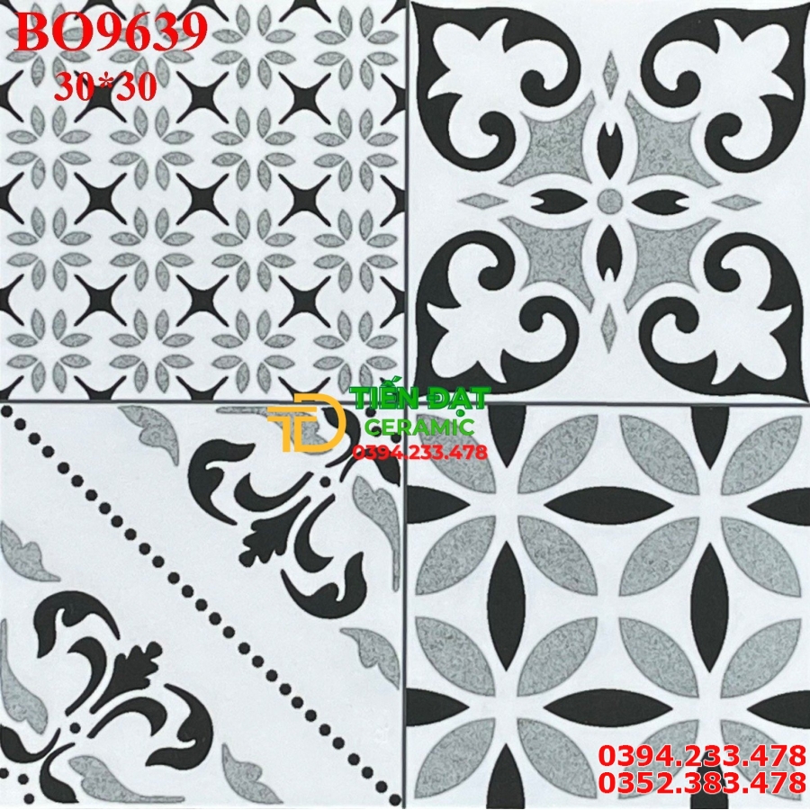 Gạch Ốp Lát 30x30 Giả Cổ Trang Trí Prime Cao Cấp