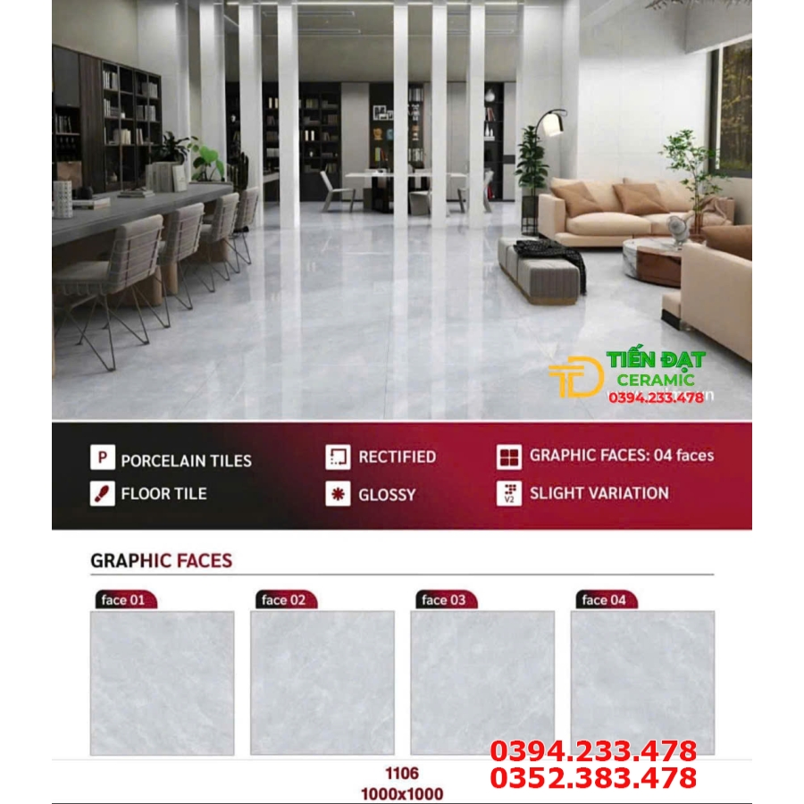 Tổng Kho Gạch Prime 100x100 Vân Đá Cao Cấp Tại Miền Nam