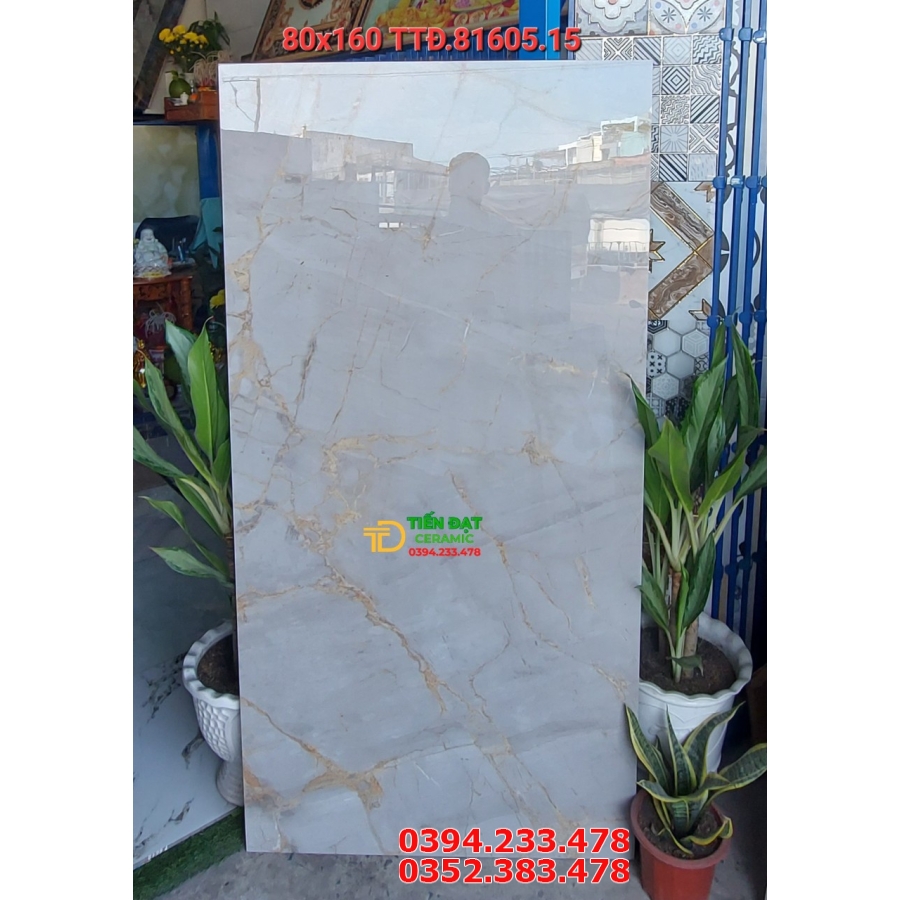 Gạch Khổ Lớn 80x160 Bóng Kiếng Cao Cấp