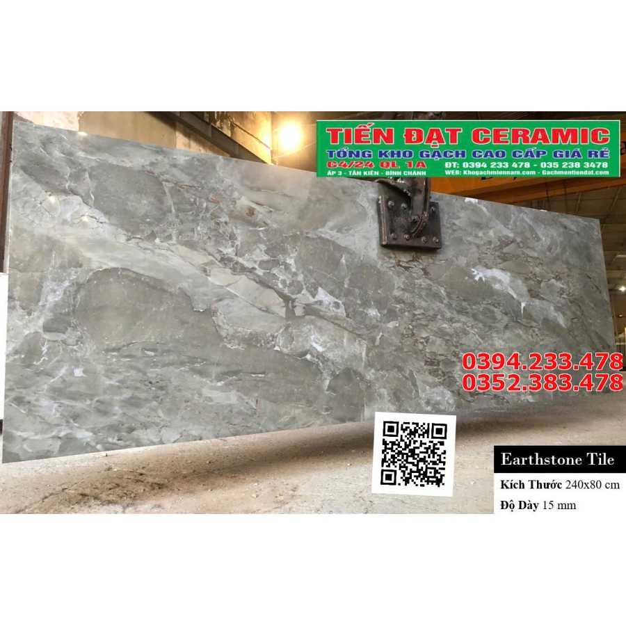 Đá Cao Cấp Lát Nền 80x240 Vân Vàng Mẫu Mới