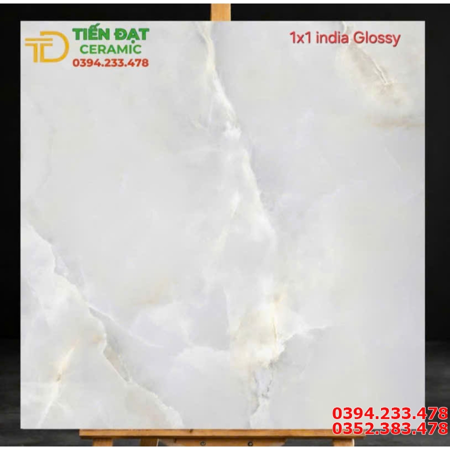 Gạch Khổ Lớn Ấn Độ 100x100 Vân Ngọc Thạch Lát Khách Sạn