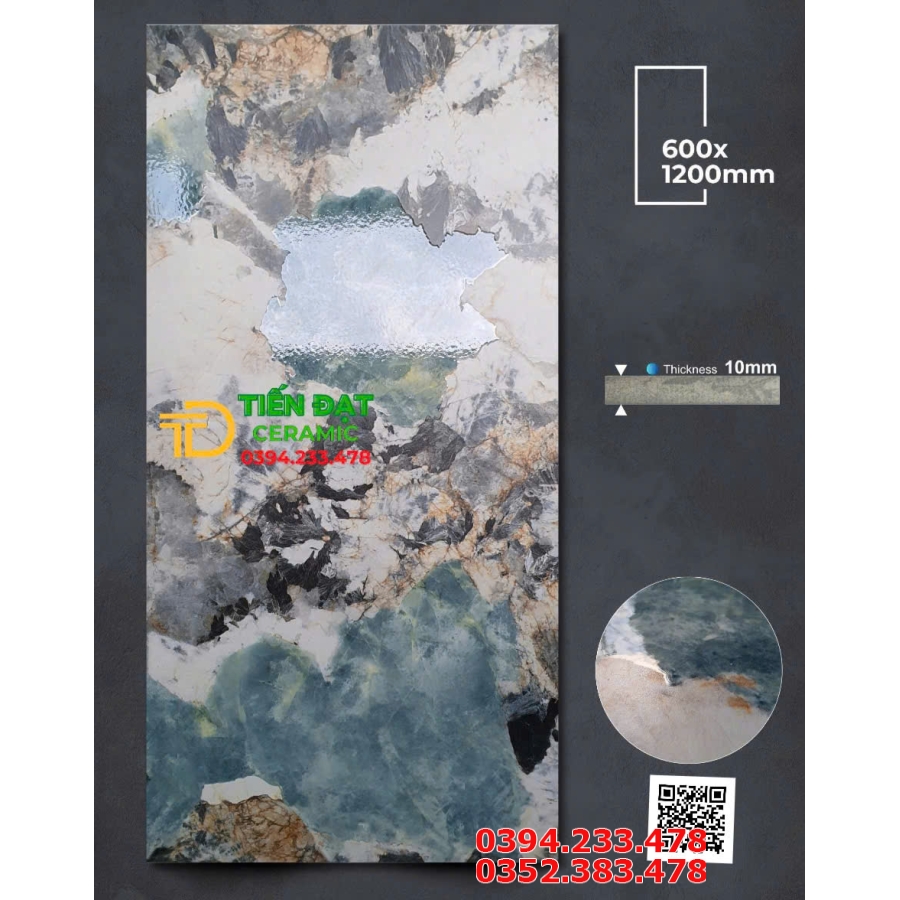 Gạch Khổ Lớn Apodio 60x120 Đá Mờ Hiệu Ứng Rải Hạt