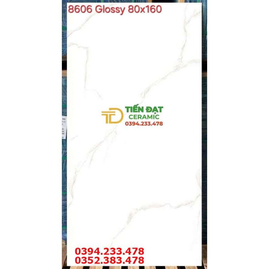 Gạch Khổ Lớn Ốp Tường 80x160 Trắng Vân Nhẹ Mới Nhất