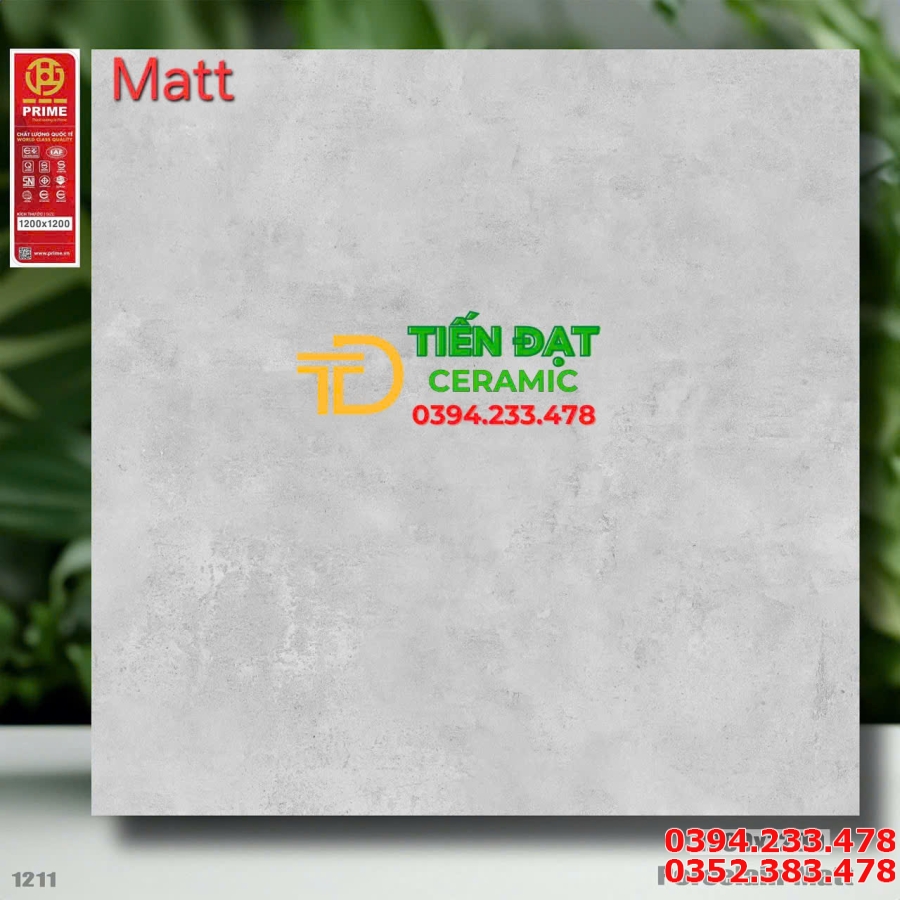 Gạch Khổ Lớn Prime 120x120 Đá Mờ Mẫu Mới Tại Q8