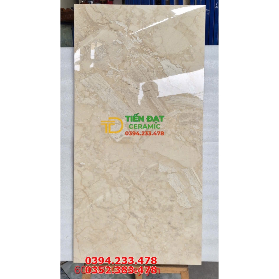 Gạch Khổ Lớn Ý Mỹ 60x120 Vân Vàng Ốp Lát Nhà Hàng