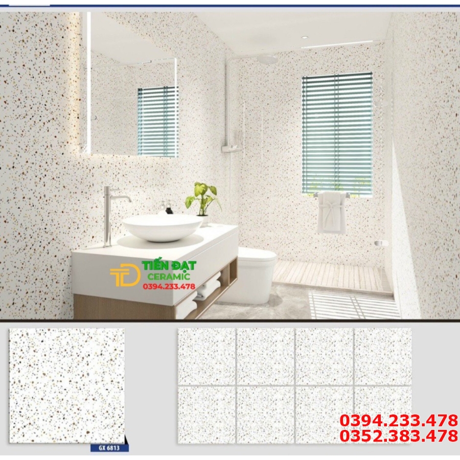Đại Lý Gạch Ốp Lát CMC 60x60 Đá Mờ Terrazoo