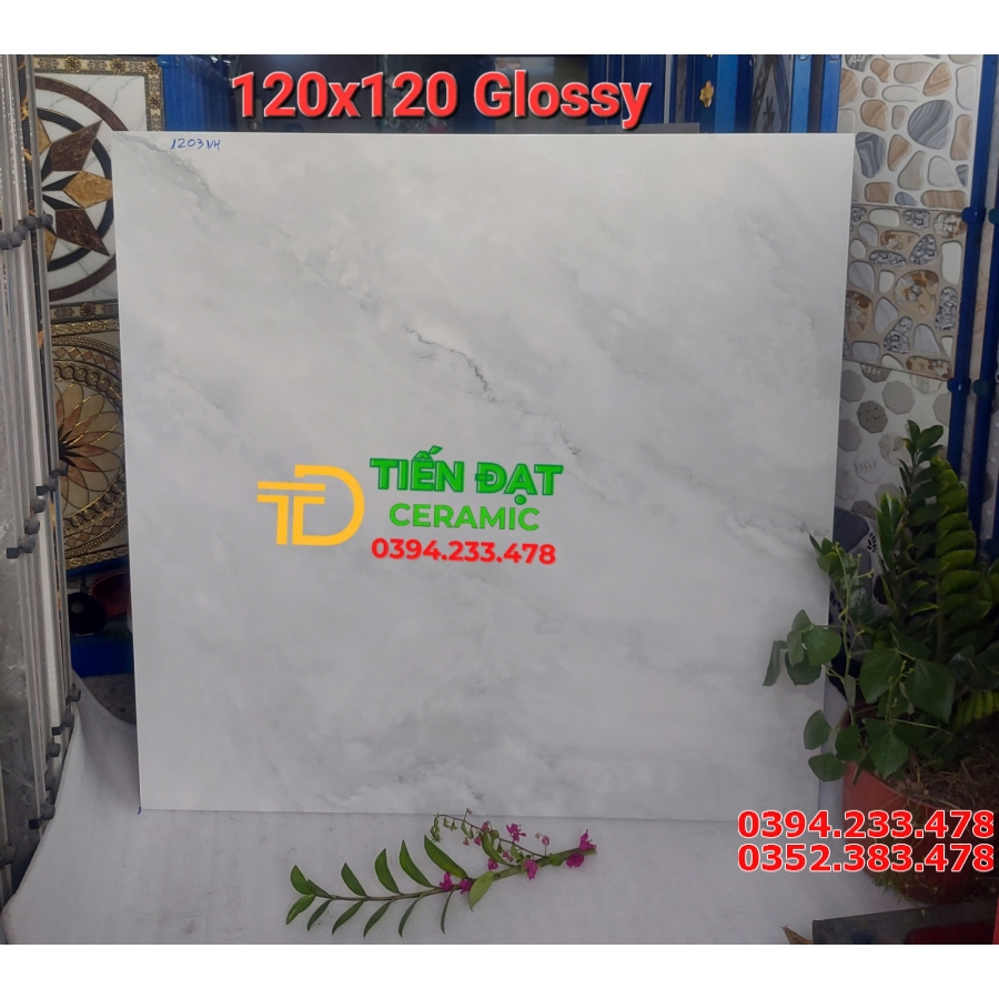 Gạch Lát Nền 120x120 Khổ Lớn Vân Giả Đá Cao Cấp