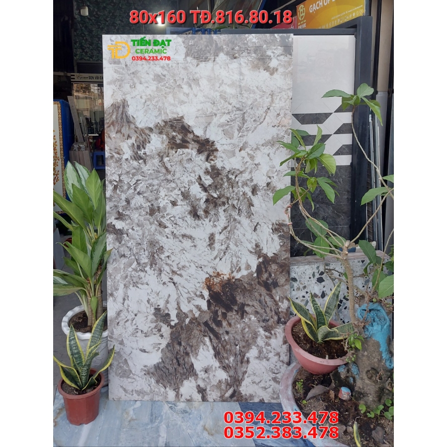 Gạch Lát Lát Nền 80x160 Đá Bóng Kiếng Cao Cấp 