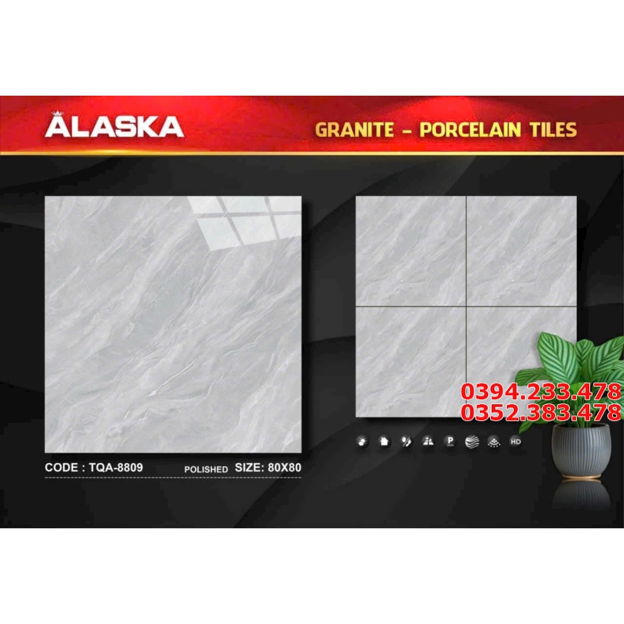 Đá Bóng Kiếng 800x800 Kim Cương Trắng Vân Mây