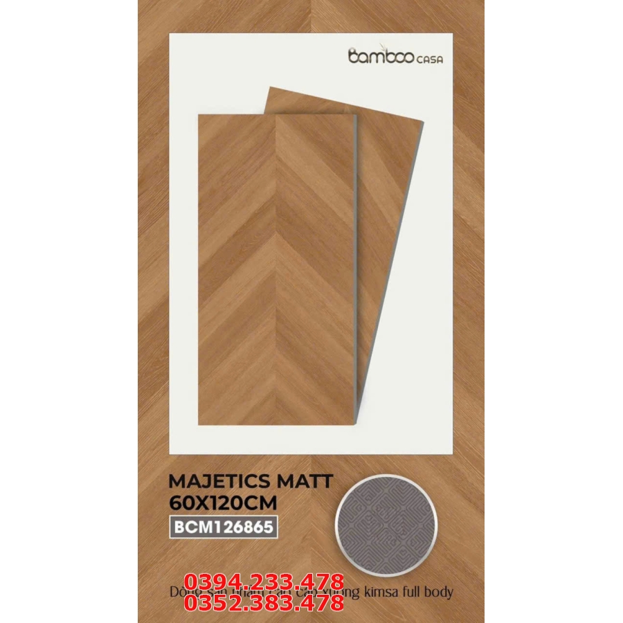 Gạch Lát Nền Giả Gỗ 60x120 Vincera Mẫu Mới Giá Rẻ