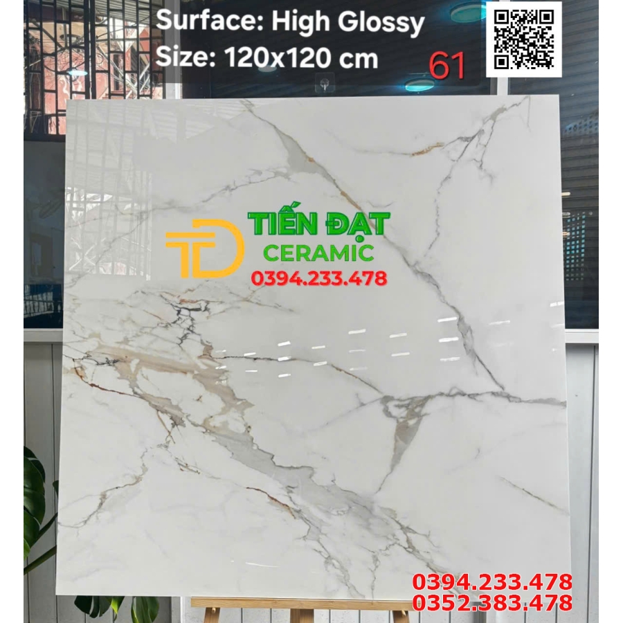 Gạch Lát Nền Khổ Lớn 120x120 Cao Cấp Mẫu Mới Nhất