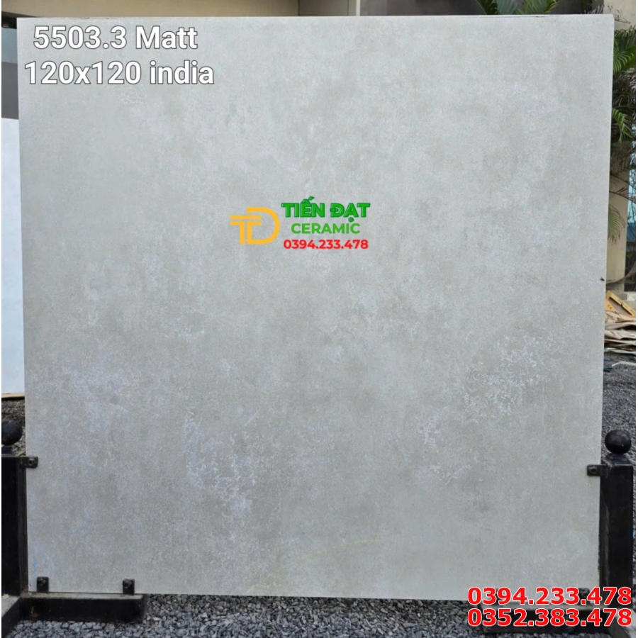 Gạch Lát Nền Khổ Lớn 120x120 Đá Mờ Cao Cấp